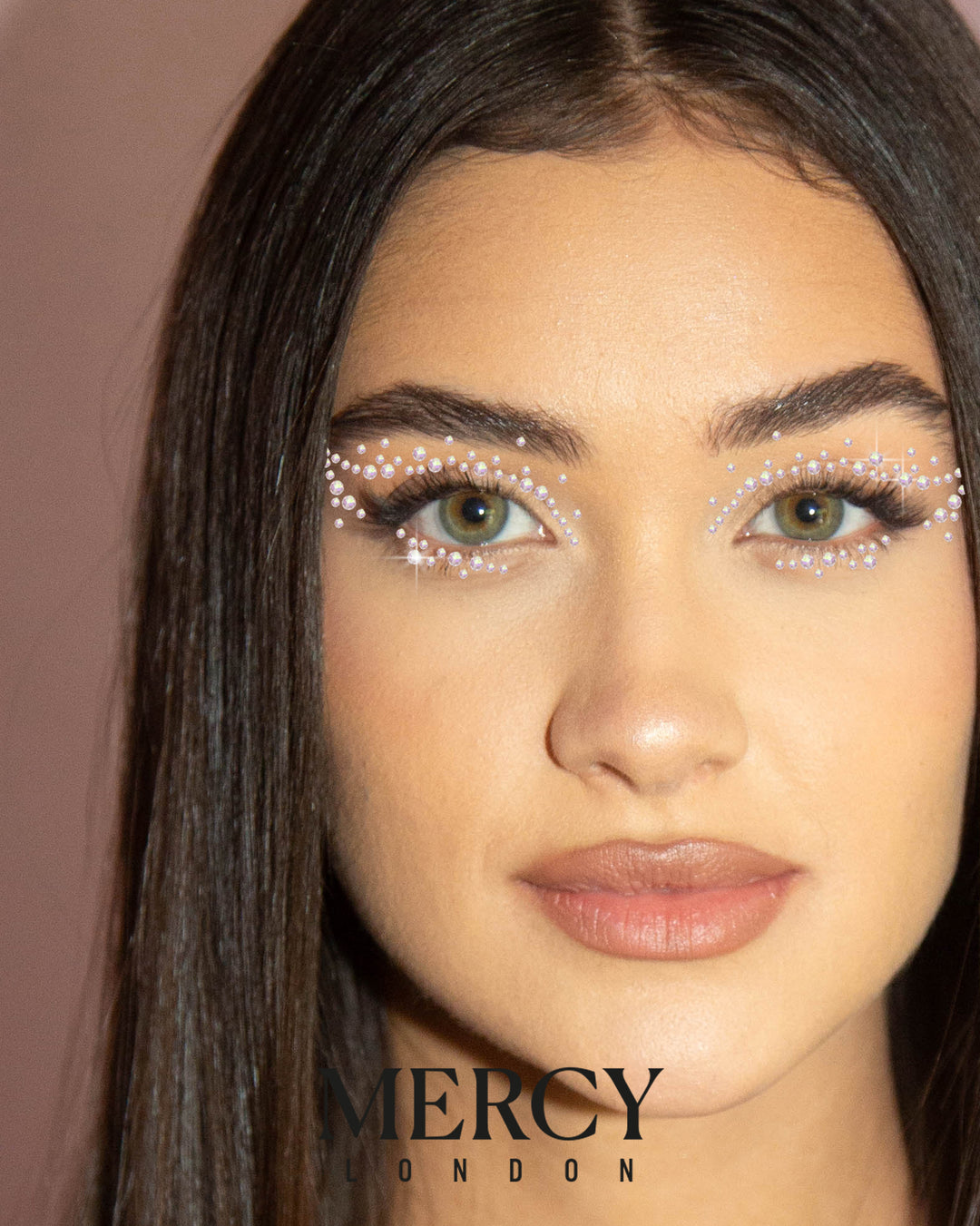 Cat Eye Crystal Jewels in Iridescent