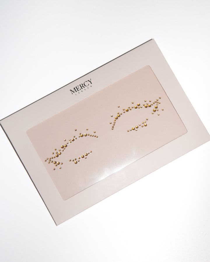Cat Eye Crystal Jewels in Gold