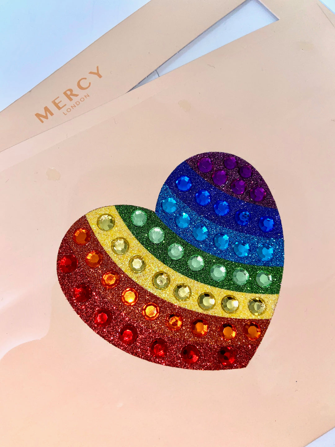 Heart Rainbow Body Jewel