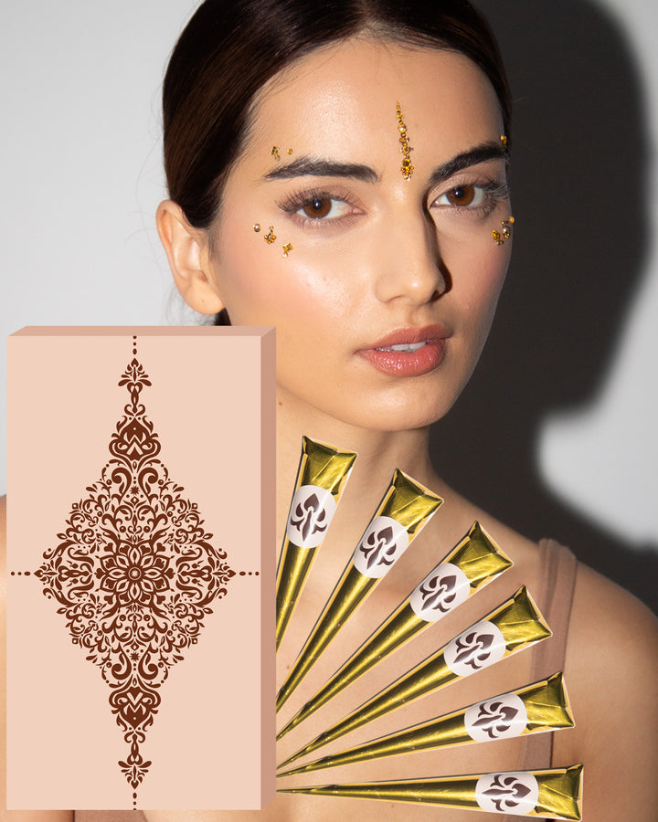 Henna x6 Cones Kit