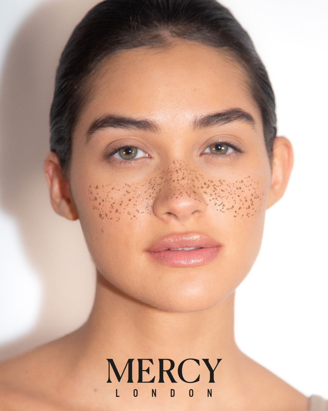 Freckle Tattoos in Brown