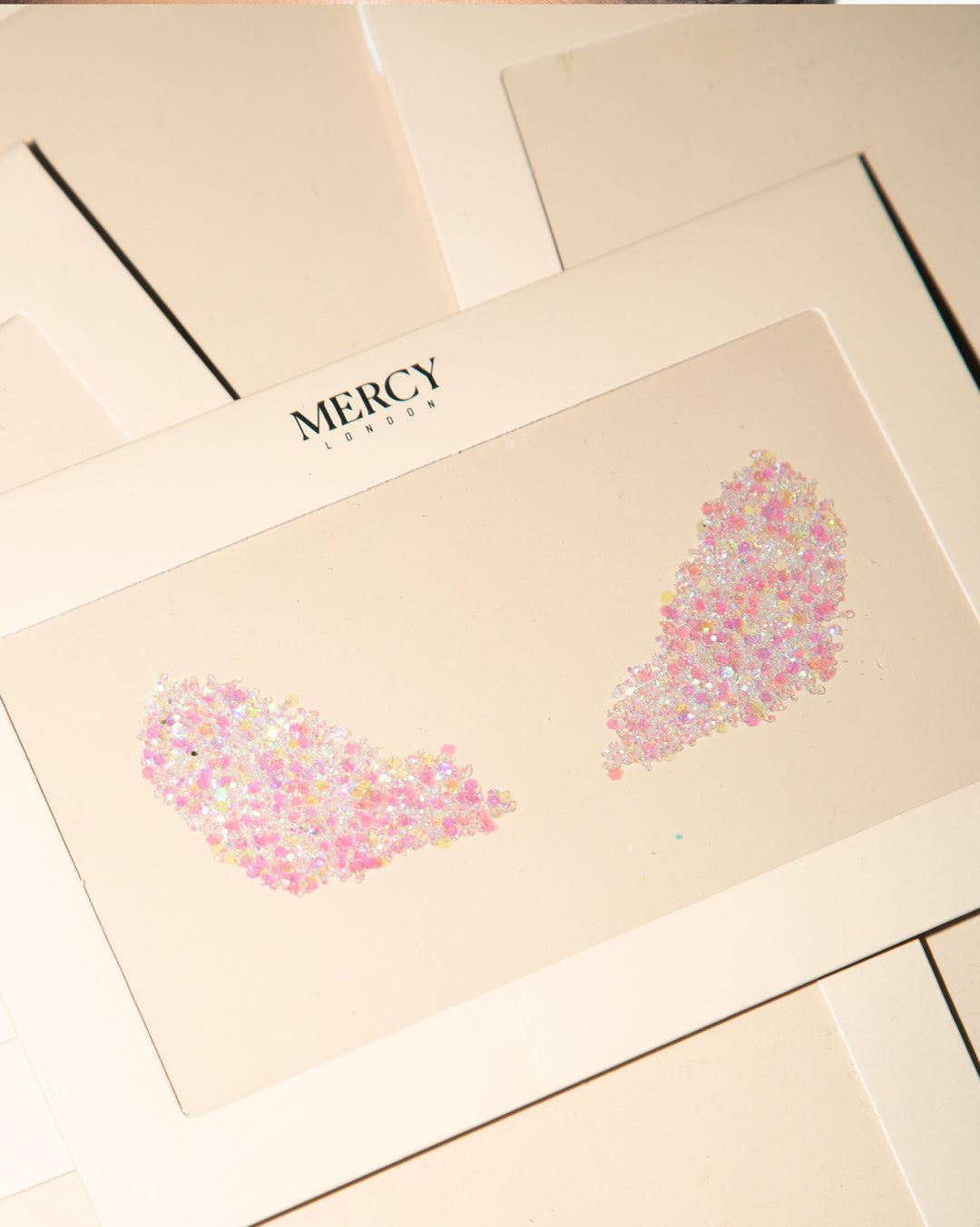 Glitter Cheeks Sticker in Irisdescent