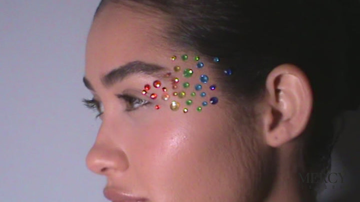 Face Gems in Rainbow