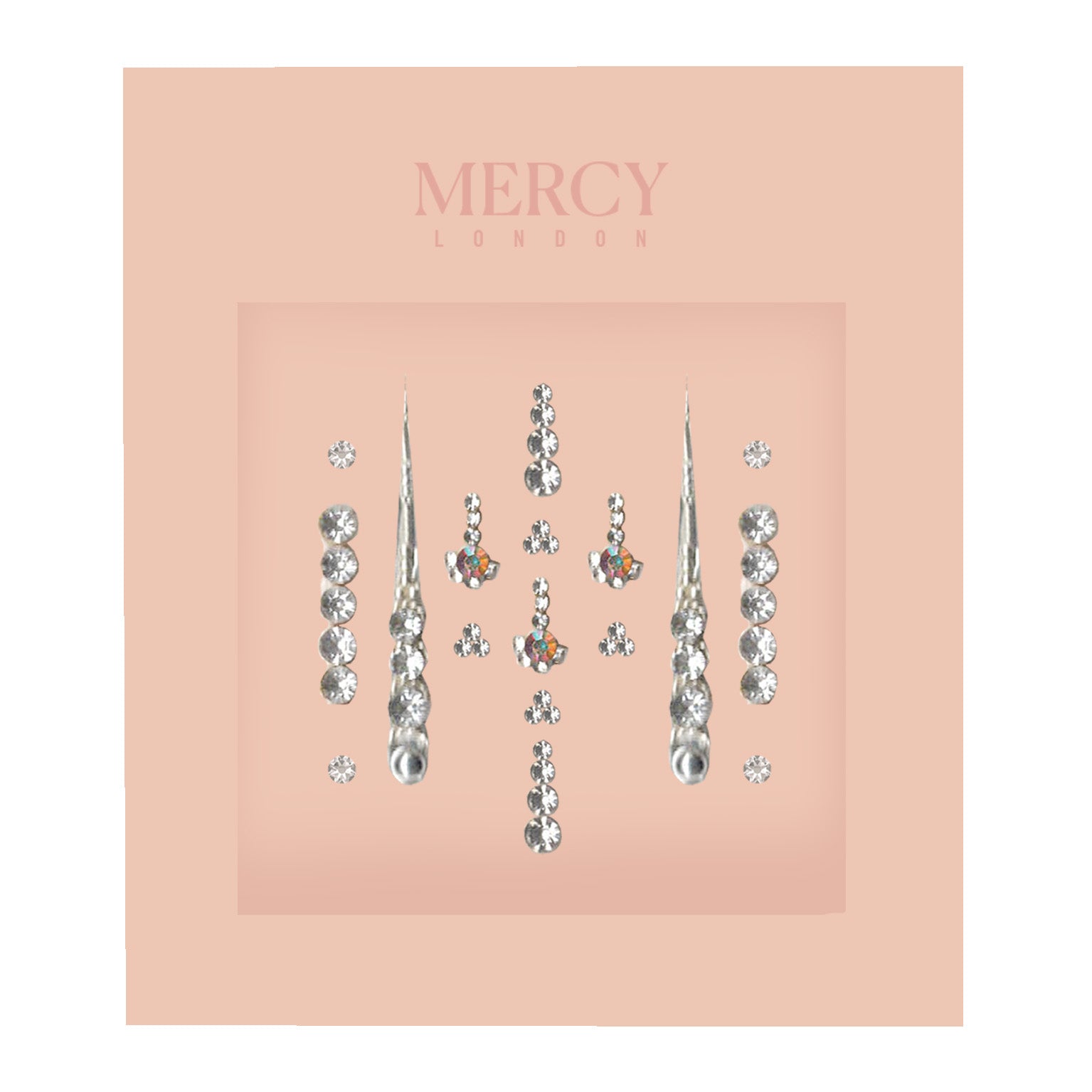 Mercy London Bindi Multipack – Kristall-Gesichtsjuwelen In Gold & Silber, Vegan, Tierversuchsfrei, Für Festivals & Hochzeiten