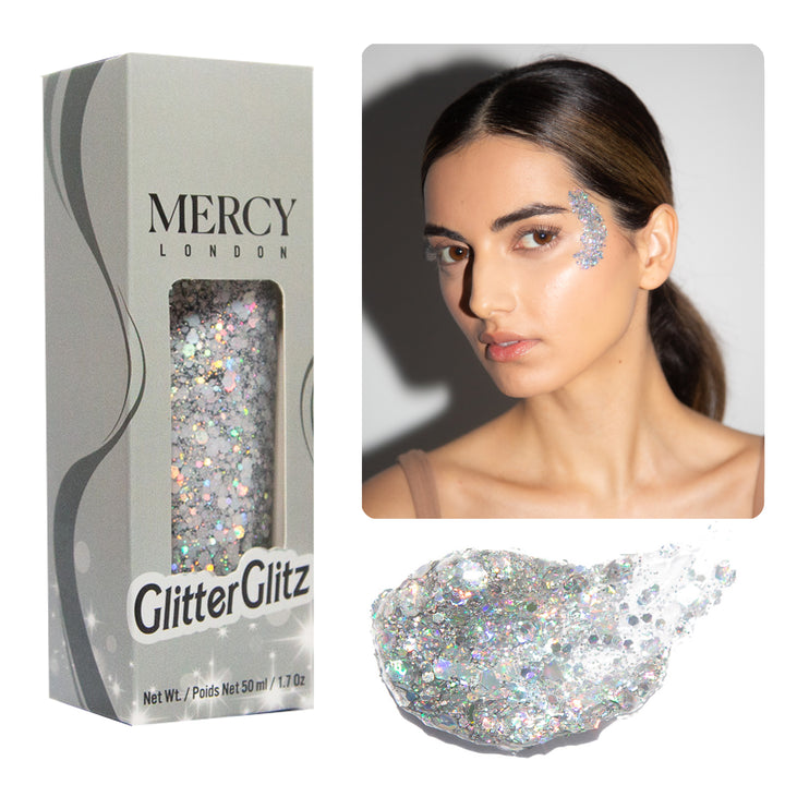 Glitter Glitz Silver Holographic